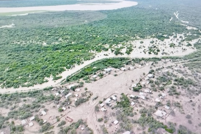 Bajó el caudal del río pilcomayo