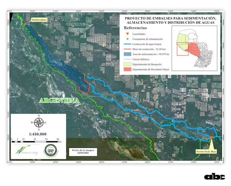 Una represa en el Chaco para distribuir agua limpia del Pilcomayo: ¿puede replicarse el modelo argentino?